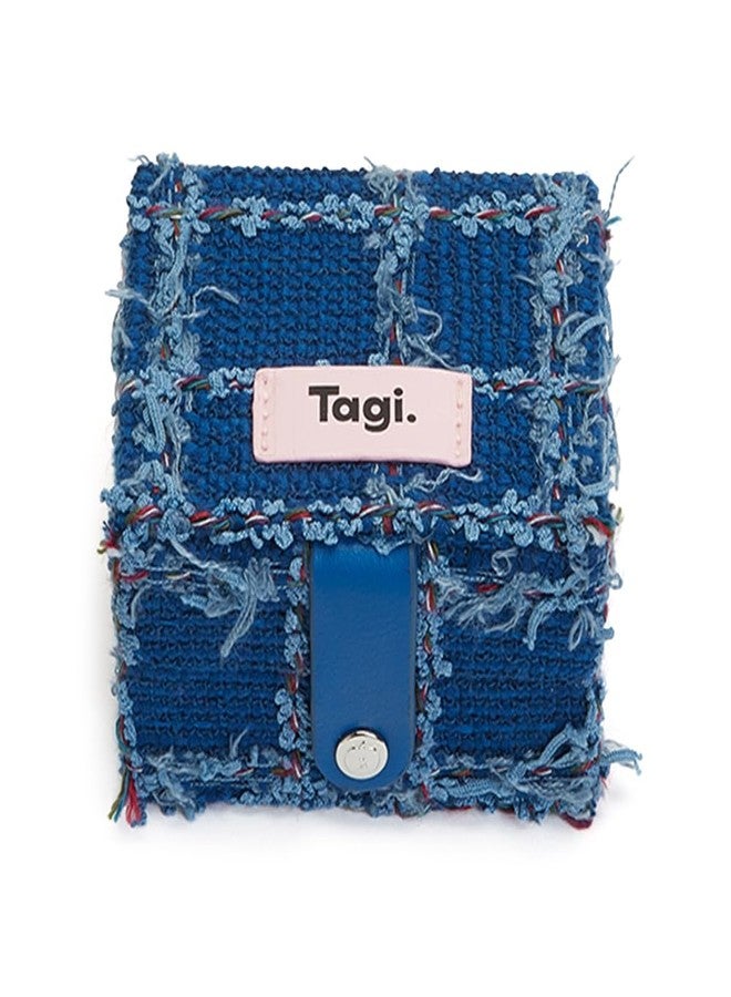 Tagi. Dotted Fruit Knitted Jewelry Storage Box (Denim Tasse,Mini) - Image 1